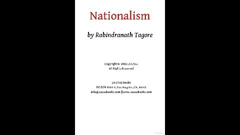 Nationalism by Rabindranath Tagore