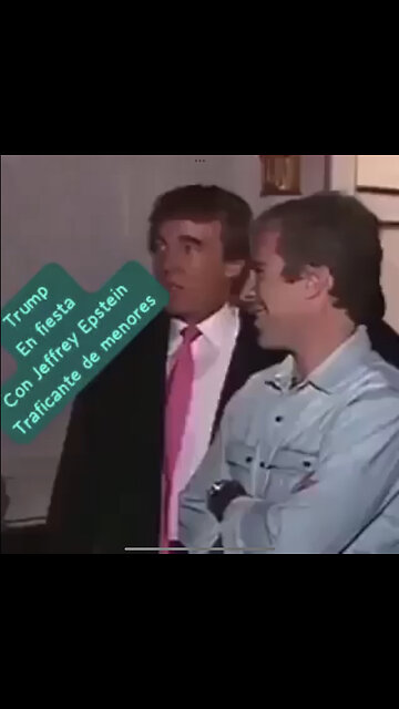 Donald Trump and the pedophile Jeffrey Epstein 🥷 read more in the description area