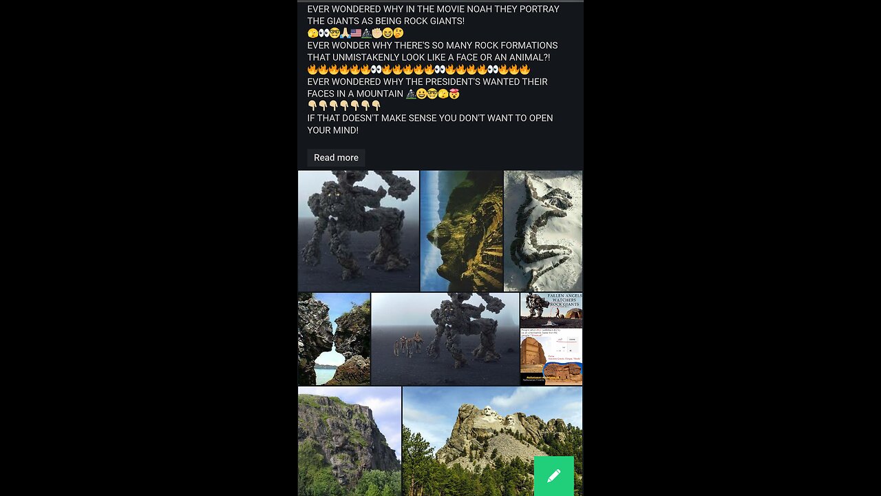IN THE NOAH MOVIE THE GIANTS ARE PORTRAYED AS ROCK