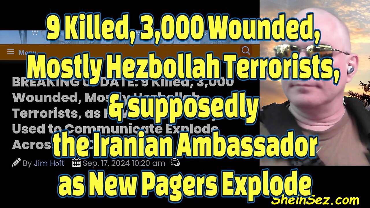 9 Killed, 3,000 Wounded, Mostly Hezbollah Terrorists,& Iranian Ambassador as New Pagers Explode-654