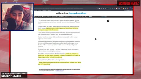 "THERE IS NO RECESSION" SAYS BRITISH ECONOMIST