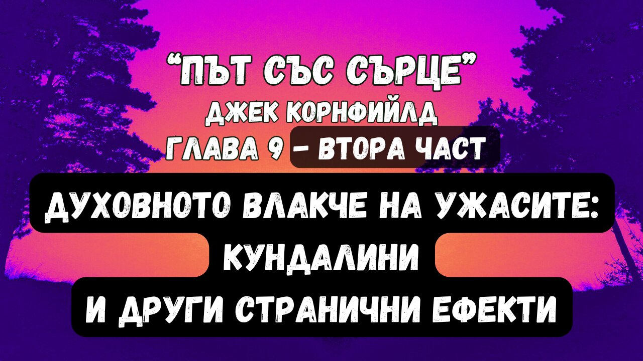 ДУХОВНОТО ВЛАКЧЕ НА УЖАСИТЕ: КУНДАЛИНИ И ДРУГИ СТРАНИЧНИ ЕФЕКТИ гл.9 (втора част) от "ПЪТ СЪС СЪРЦЕ"