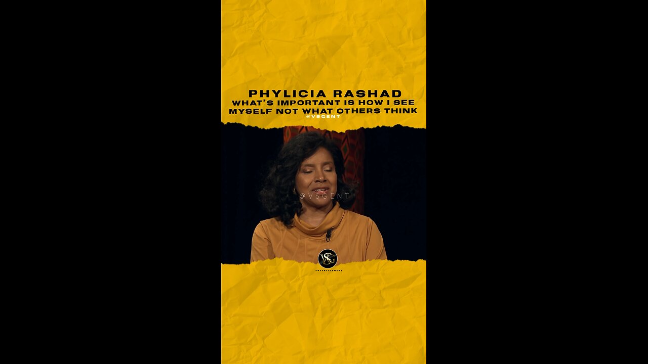 @phyliciarashad What’s Important is how I see myself not what others think