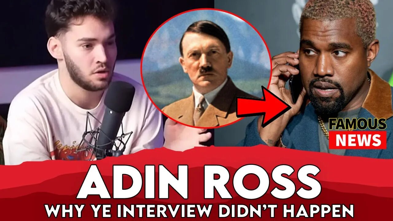 Adin Ross Reveals Why He Won’t Be Doing His Interview with Ye | Famous News