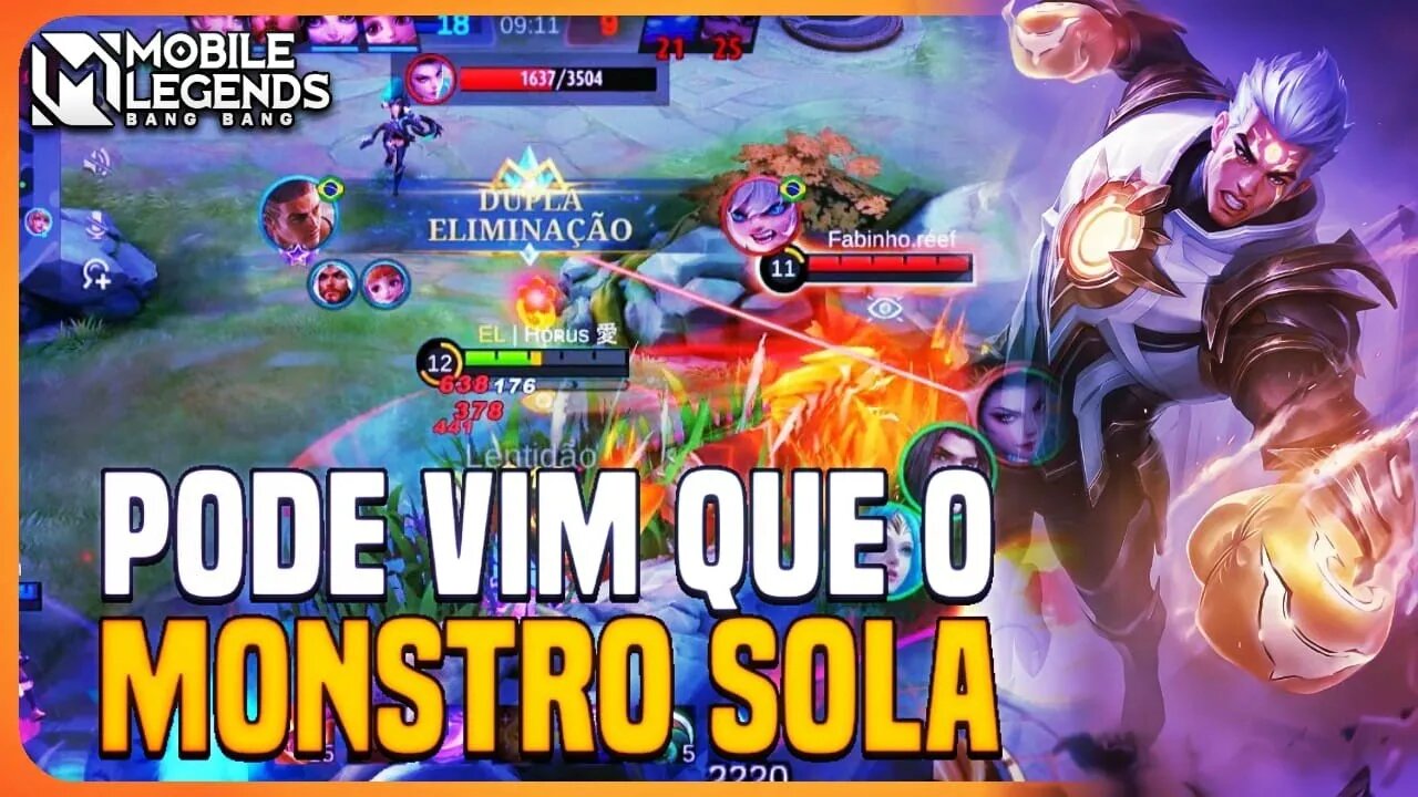 ENFRENTEI ATLAS E LEO COM ESSE BONECÃO!! ELE TA MUITO BOM | MLBB