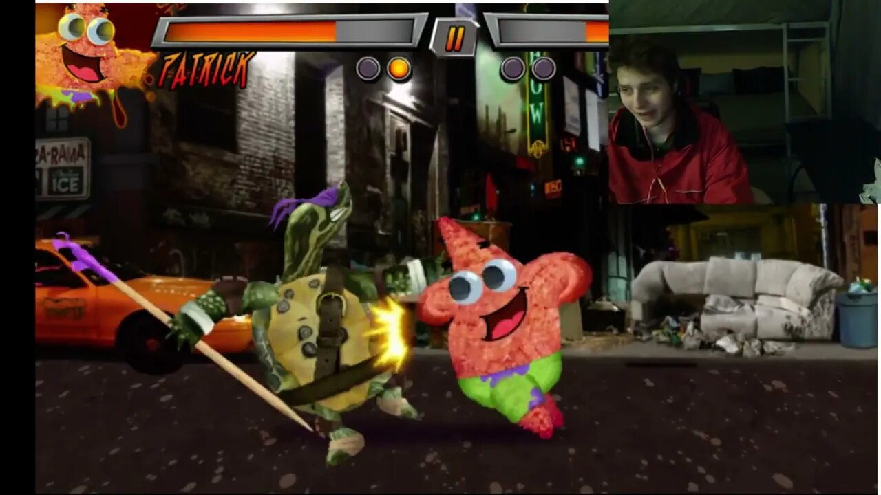 Donatello VS Patrick Star In A Nickelodeon Super Brawl 3 Just Got Real Battle With Live Commentary