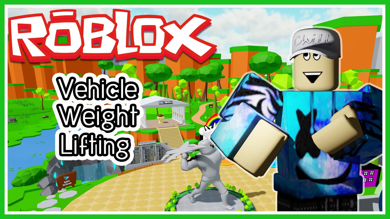 Watch me knock some hair off his head | Roblox Vehicle Weight Lifting