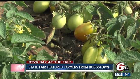 Indiana State Fair features farmers from Boggstown