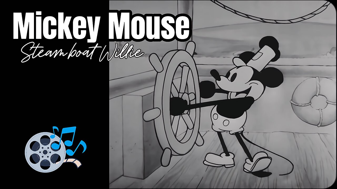 Steam Boat Willie - 1928 (HD) | Starring Mickey Mouse