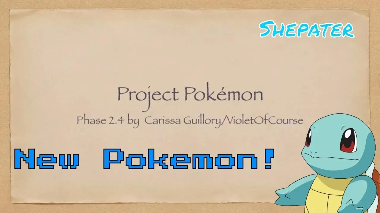 Project Pokemon Phase 2.4! (2020) 🤗