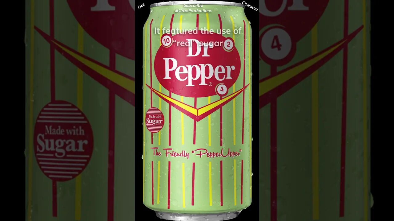 Dr Pepper “Made with Real Sugar” #drpepper #shorts
