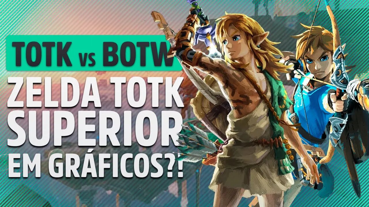 ZELDA TEARS OF THE KINGDOM SUPERIOR GRAFICAMENTE AO BREATH OF THE WILD? Yuzu vs Cemu