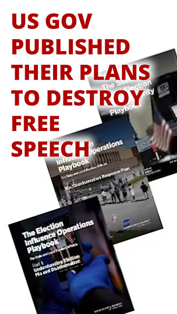 US GOV Published Their Plans To Destroy Free Speech