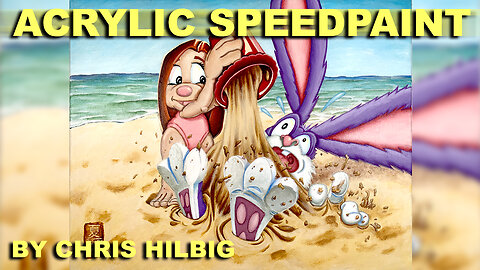 Beach Fun - Acrylic SpeedPaint