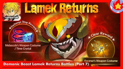 Demonic Beast Lamek Returns Battles (Part 7) | The Seven Deadly Sins: Grand Cross