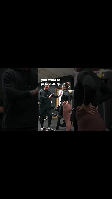 Asking fit girl if I can work in… #shorts #micdup #gymcrush #gymshorts