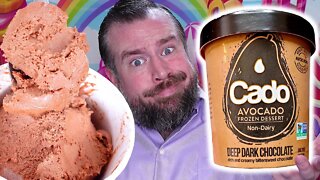 Avocado Ice Cream? | Cado Deep Dark Chocolate Avocado Frozen Dessert Review