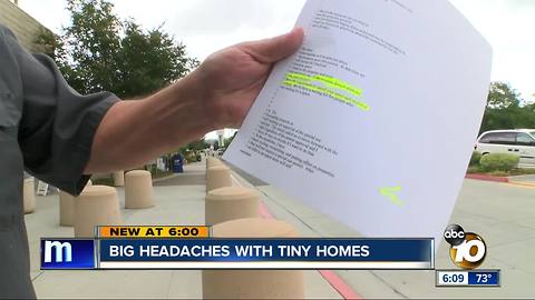 Big problems for Vista tiny home community