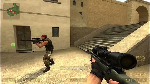 Counter Strike Source Dust 1 Bots #35 Only Sniper Rifles