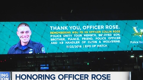 Funeral tomorrow for Officer Collin Rose