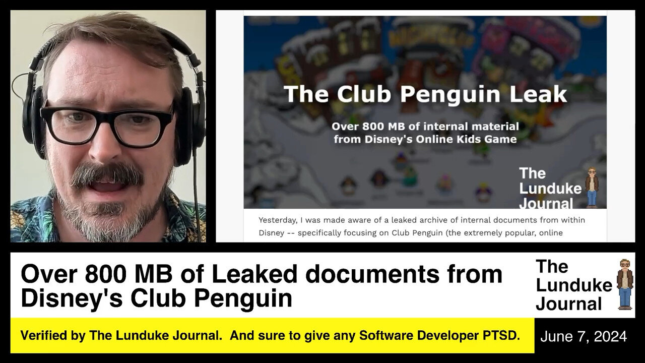Leaked documents from Disney's Club Penguin (Over 800 MB)