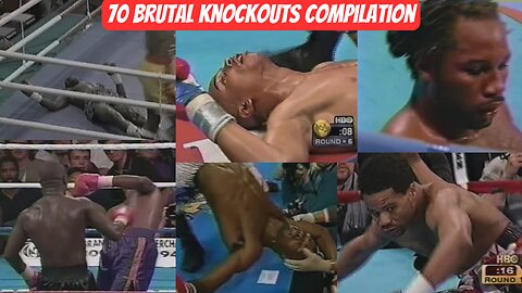 70 Brutal Knockouts - KO's from Tyson, Foreman, Holyfield, Trinidad, Tua, and more.