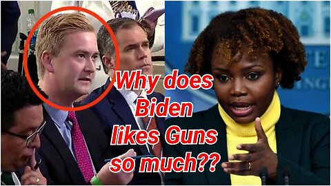 "WHY IS BIDEN SO COMFORTABLE WITH GUNS AND CARTELS?!"PETER DOOCY RIPS APART KARINE JEAN-PIERRE AGAIN