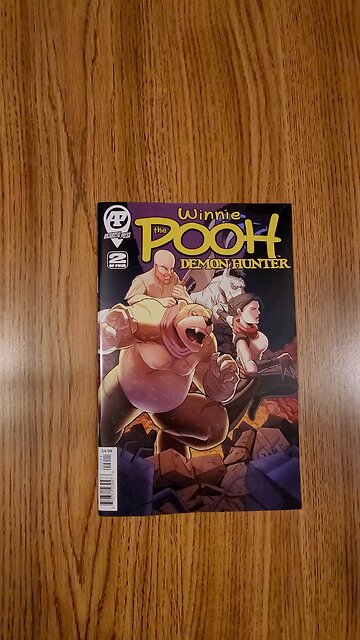 Winnie the Pooh: Demon Hunter #2 Antarctic Press #QuickFlip Comic Review Nicholas Mueller #shorts