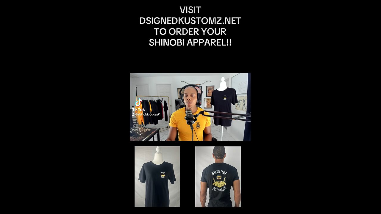 ORDER YOUR SHINOBI APPAREL!!