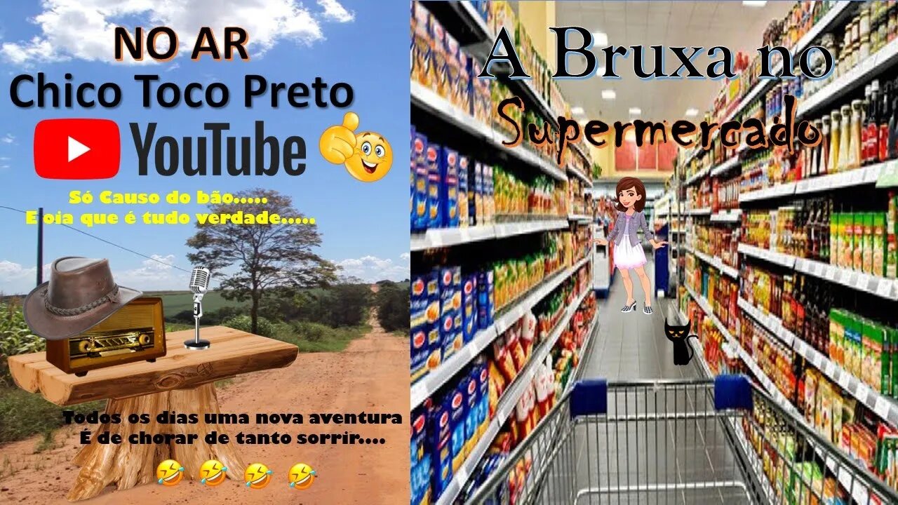 A Bruxa no Supermercado, pura confusão, até a polícia entrou no tapa