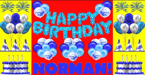 Happy Birthday 3D - Happy Birthday Norman - Happy Birthday To You - Happy Birthday Song