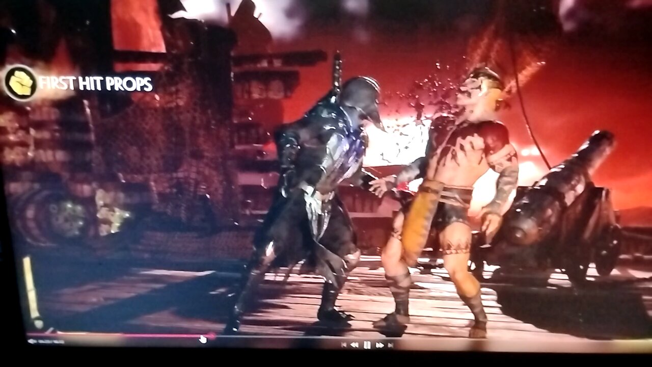 mortal Kombat if I lose the video ends