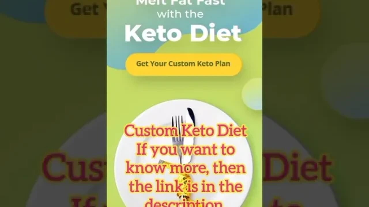 ⚡Custom Keto Diet⚡