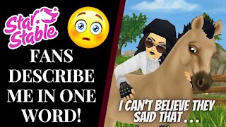 MY FANS DESCRIBED ME IN ONE WORD... Star Stable Quinn Ponylord