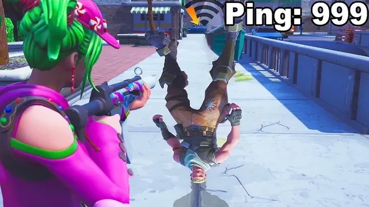 999 ping in Fortnite