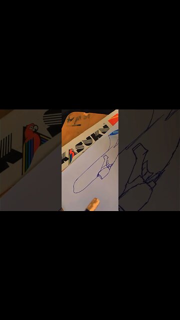 How to draw a plane #aviation #drawing #shorts