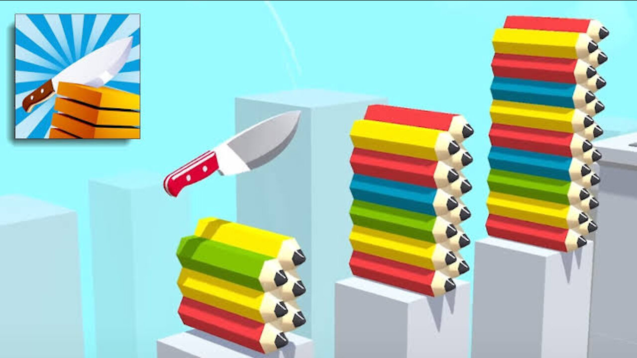 Slice it All game Relax all levels gameplay through android