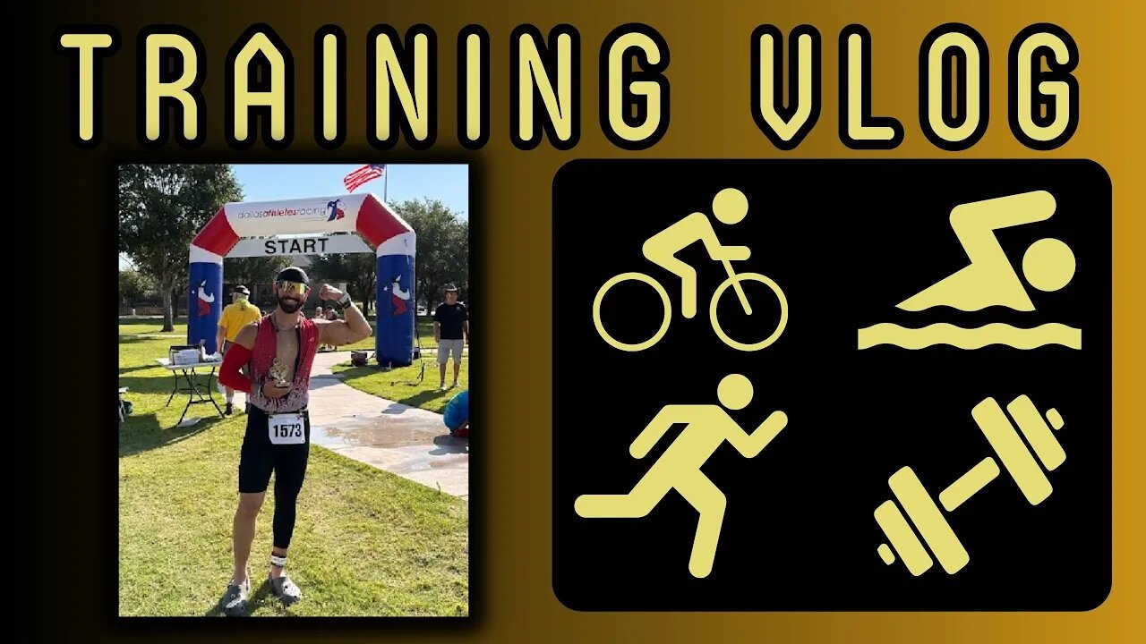 Weekly Triathlon Training Vlog of a Hybrid Athlete