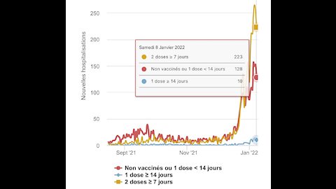 Les vrai chiffres d'hospitalisations 2022