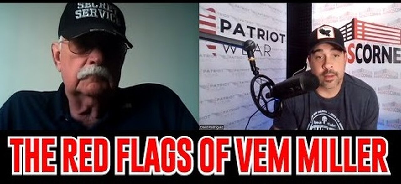 USSS John Carman - He Is A National Security Risk! SS Agent Reveals The Red Flags Of Vem Miller..