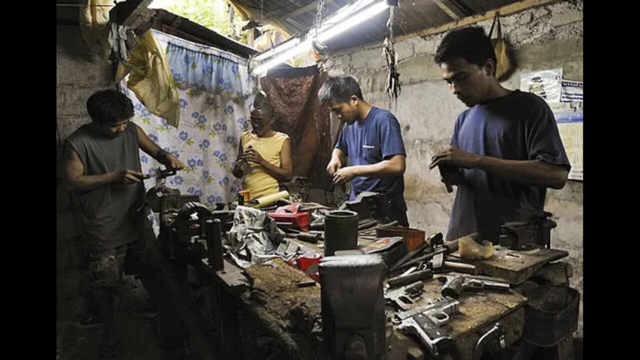 Illegal gun makers in the Philippines