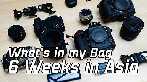 What's in my bag? 6 weeks in Asia