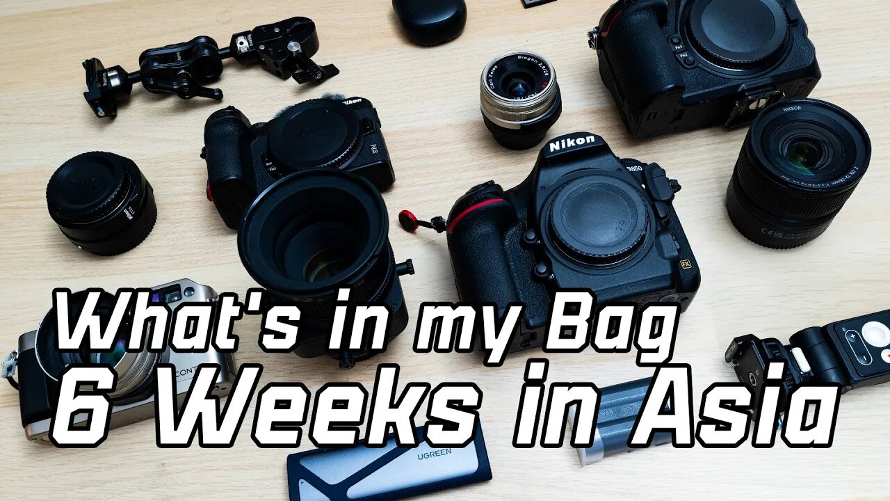What's in my bag? 6 weeks in Asia