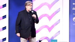 Steve Bannon addresses conservative voters at the Value Voters Summit...