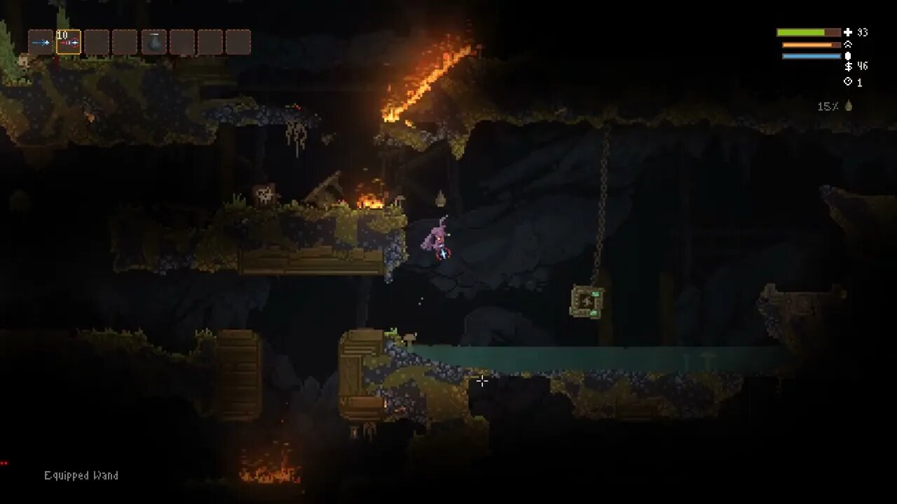 Noita [dau] daily run for 2023.JUNE.10 I just really wanted the treasure. Ok?