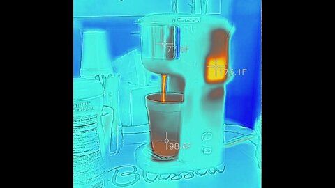 Lava Coffee (Thermal Imaging of a Coffee Maker in Action)