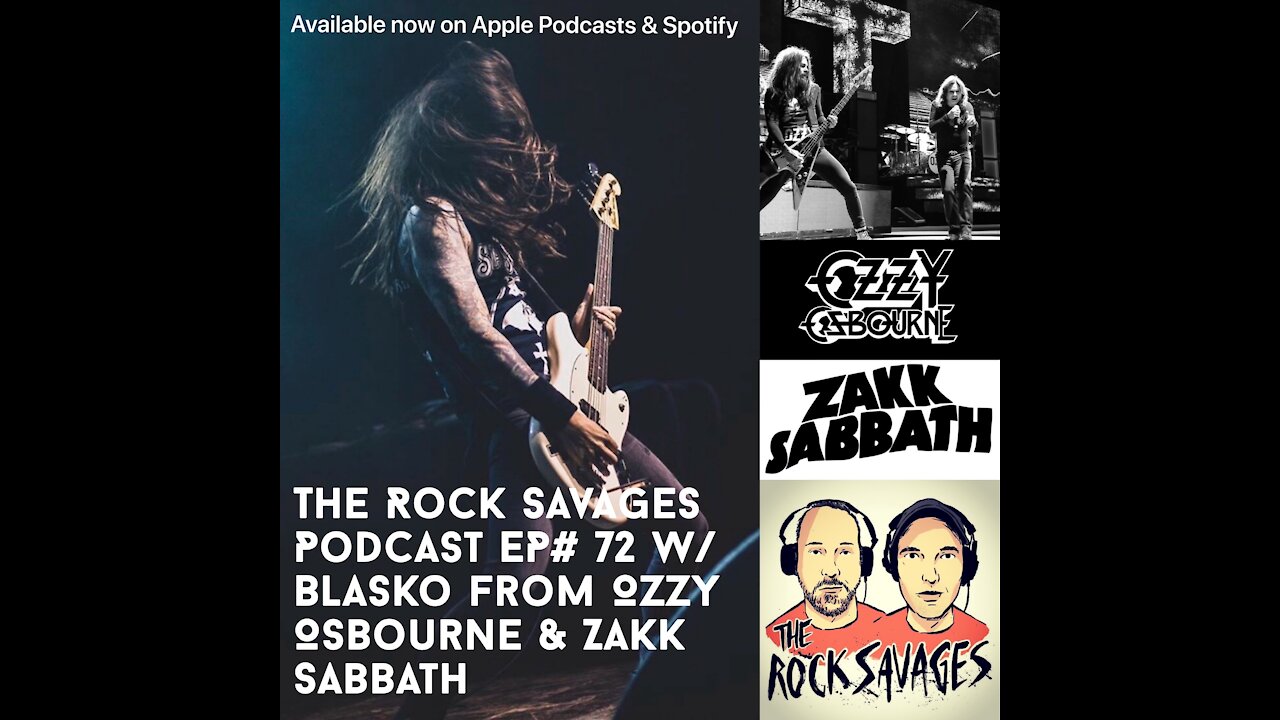 Our Interview w/ Blasko from Ozzy Osbourne's Band & Zakk Sabbath