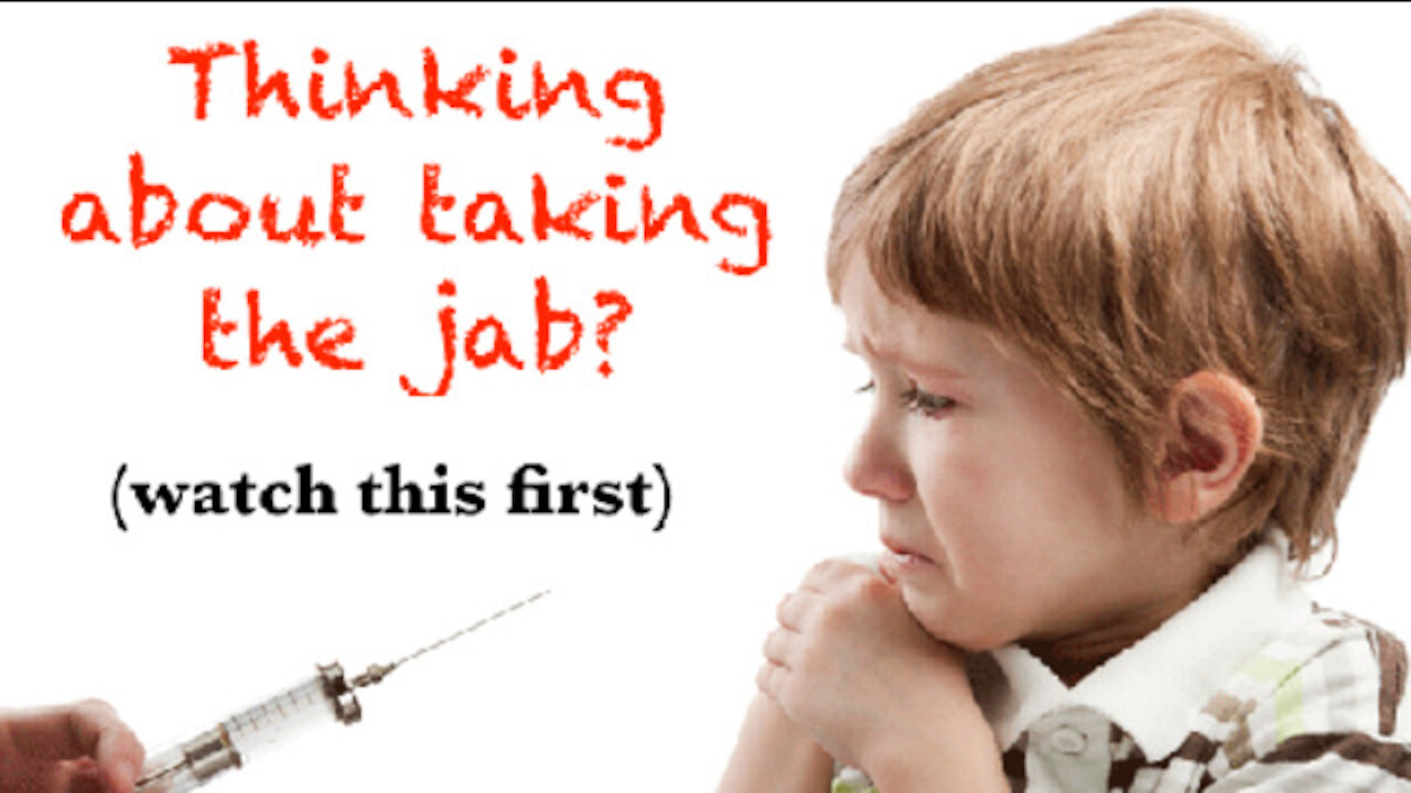 THINKING ABOUT TAKING THE JAB? WATCH THIS FIRST! ~Spacebusters~