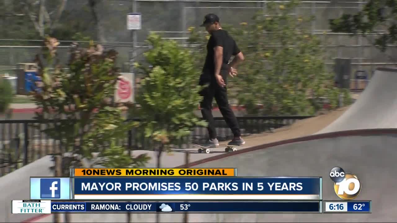 Mayor plans 50 new parks in 5 years