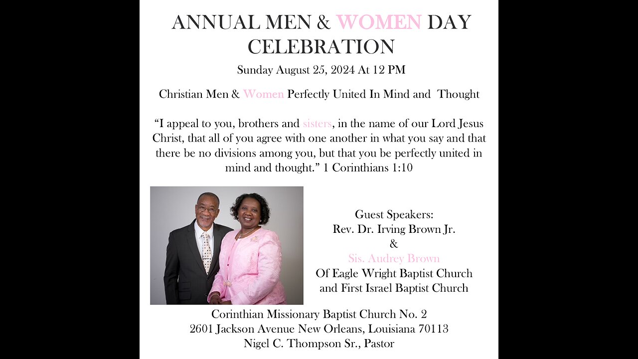 Men and Women Day Celebration